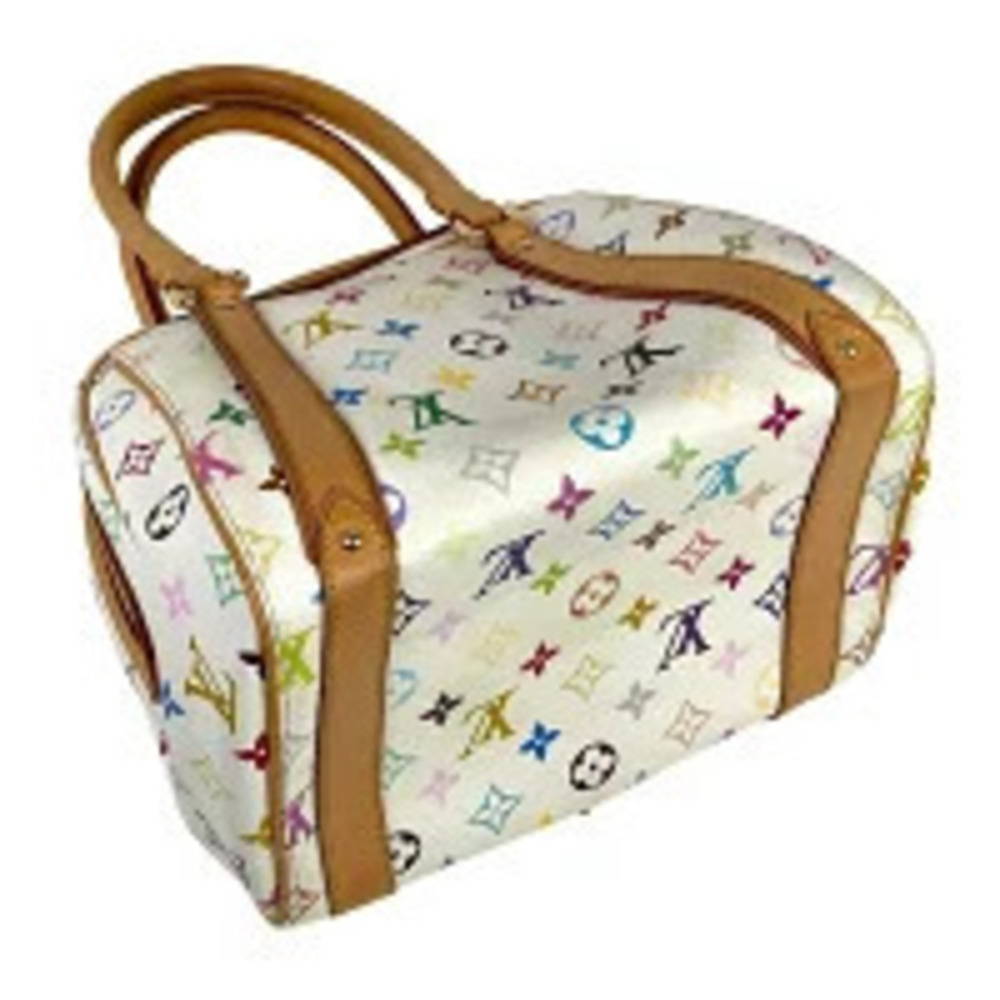 Louis Vuitton White Multicolor Monogram Priscilla Handbag Blanc